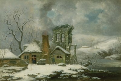 Vinterscene af George Smith