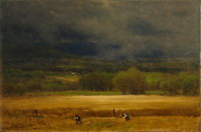 Hvedemarken, ca. 1875-77 (olie på lærred) af George Snr. Inness