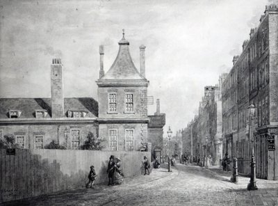 Montague House, Bloomsbury, London 1845-49 af George Snr Scharf