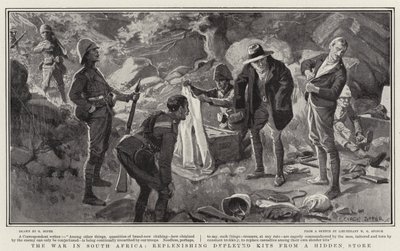 The War in South Africa, genopfyldning af Depleted Kits fra Hidden Store af George Soper