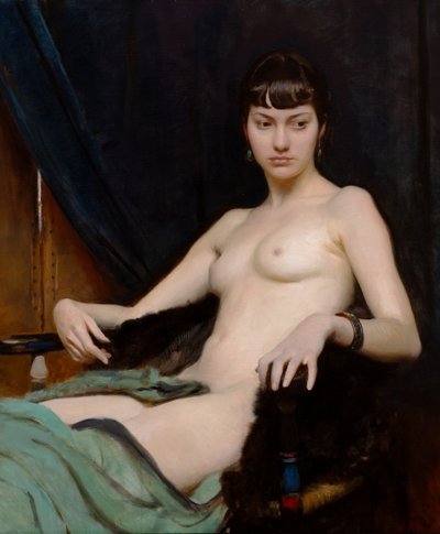 Et studie (olie på lærred) af George Spencer Watson