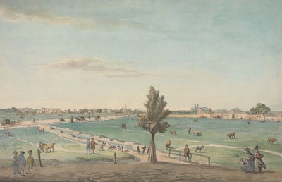 Kennington Common af George Stubbs