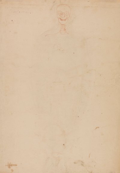 Menneskeskelet, set forfra af George Stubbs
