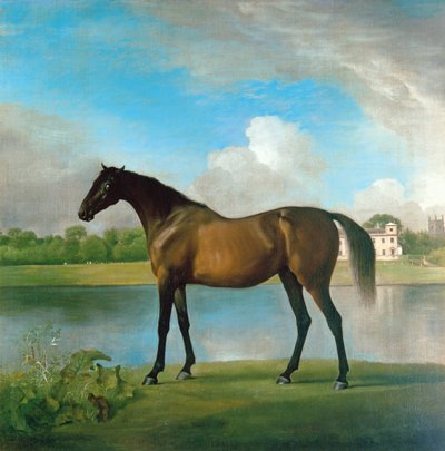 Lord Bolingbrokes hoppe i Lydiard Park, Wiltshire, ca. 1764-66 (olie på lærred) af George Stubbs