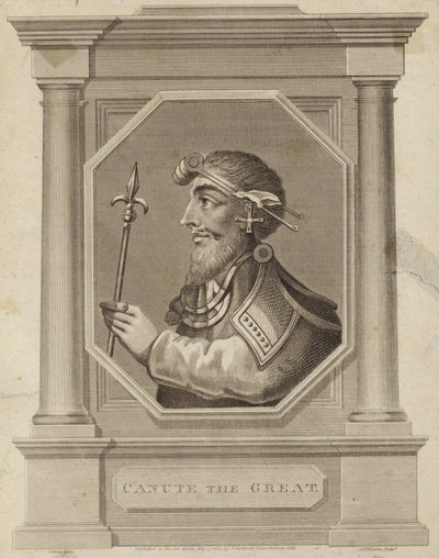 Cnut den Store af George Vertue