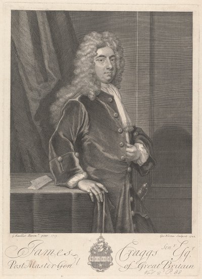 James Craggs den ældre af George Vertue