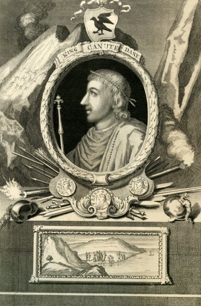 Kong Knud den danske, 1732. af George Vertue