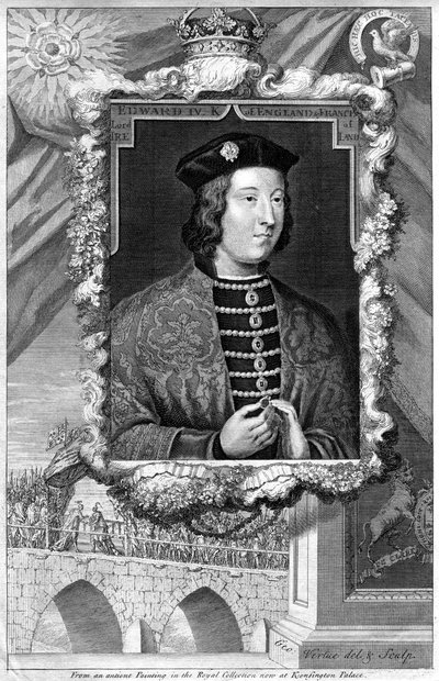 Kong Edward IV af England. af George Vertue