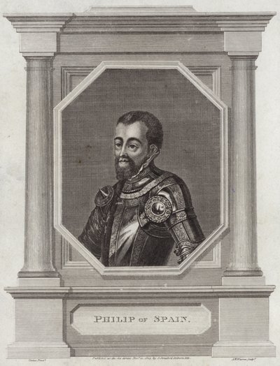 Kong Filip II af Spanien af George Vertue