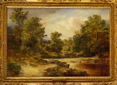 Langdale Pikes, Westmorland af George Vicat Cole