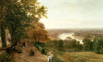 Richmond Hill, London, 1875 af George Vicat Cole
