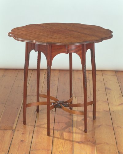 Lejlighedsbord, lavet til Morris & Co., ca. 1885 (mahogni) af George Washington Jack