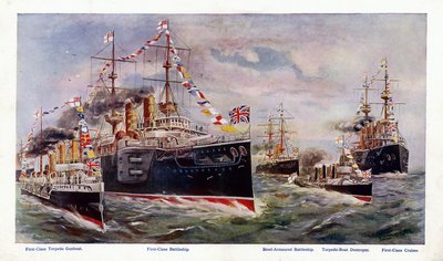 Royal Navy (farve litho) af George Washington Lambert