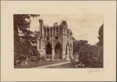 Dryburgh Abbey af George Washington Wilson