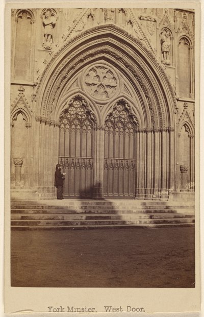 York Minster, vestportalen af George Washington Wilson