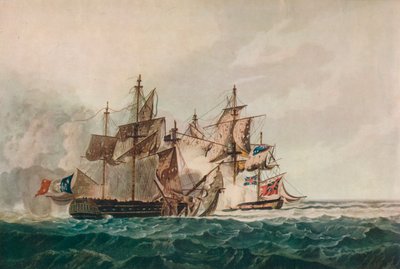 Capture of the Furieuse, c1810 af George Webster