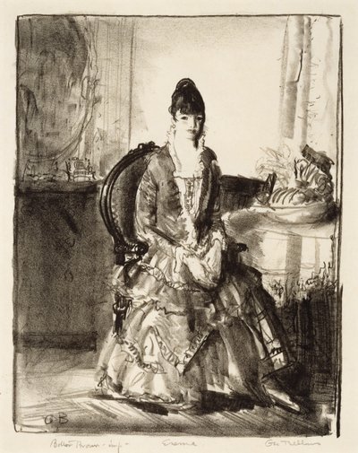 Arrangement, Emma i et værelse af George Wesley Bellows