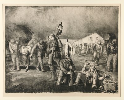 Bacchanal (første sten) af George Wesley Bellows