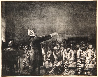 Velsignelse i Georgia, 1916 af George Wesley Bellows