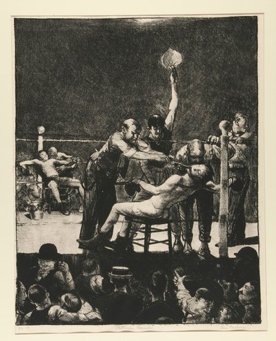 Mellem runder nr. 1 af George Wesley Bellows
