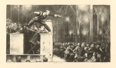 Billy Sunday af George Wesley Bellows