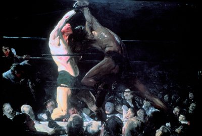 Begge medlemmer af denne klub, 1909 af George Wesley Bellows