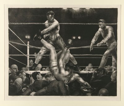 Dempsey og Firpo af George Wesley Bellows