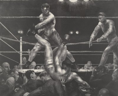 Dempsey og Firpo af George Wesley Bellows