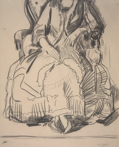 Emma i lilla kjole af George Wesley Bellows