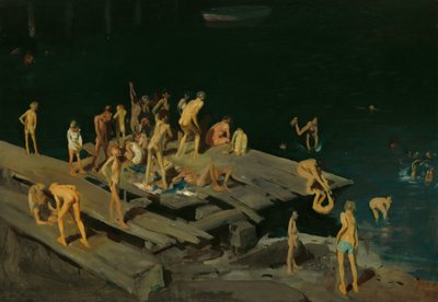 Toogfyrre børn, 1907. af George Wesley Bellows