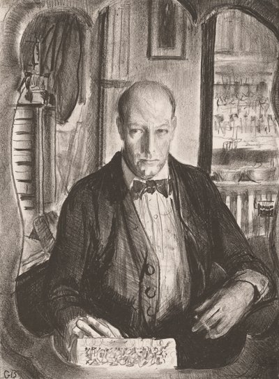 Selvportræt af George Wesley Bellows af George Wesley Bellows