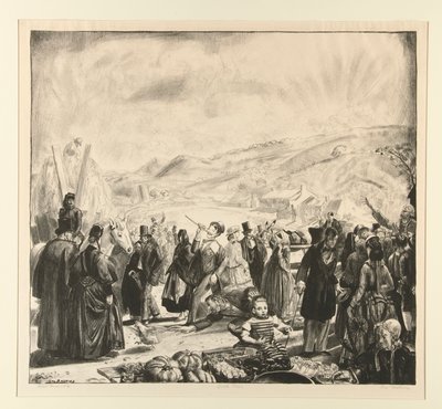 Irsk messe af George Wesley Bellows