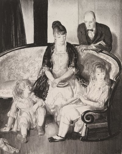 Min familie, anden sten af George Wesley Bellows