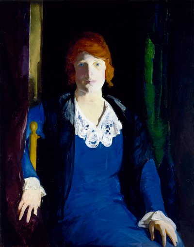 ""Portræt af Florence Pierce"" Peinture de George Bellows (1882-1925) 1914 - Olie på træ - 96,5x76,2 - Museum of Fine Arts, Houston af George Wesley Bellows