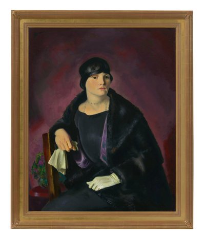 Portræt af fru Walter Richter (olie på lærred) af George Wesley Bellows
