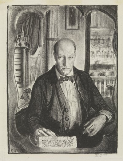 Selvportræt, 1921 af George Wesley Bellows