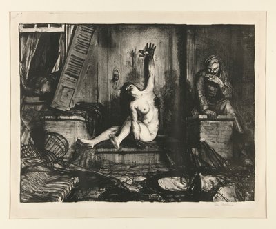 Cigaretten fra War Series af George Wesley Bellows
