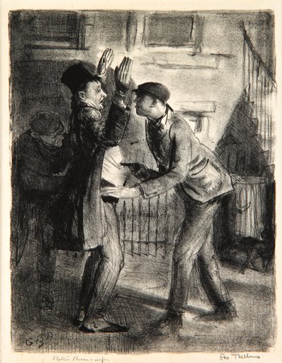 The Hold-Up, 1921 af George Wesley Bellows