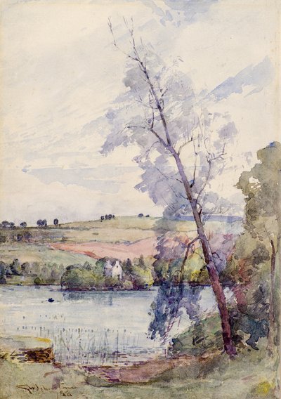 Loch Scene af George Whitton Johnstone