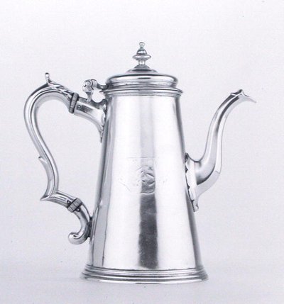 Kaffekande (sølv) (se 204789) af George Wickes