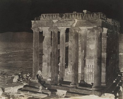 Temple of Wingless Victory, nyligt restaureret, 1848. af George Wilson Bridges