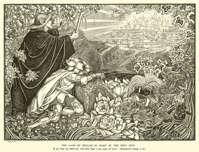 Landet Beulah, i syne af den hellige by (gravering) af George Woolliscroft Rhead
