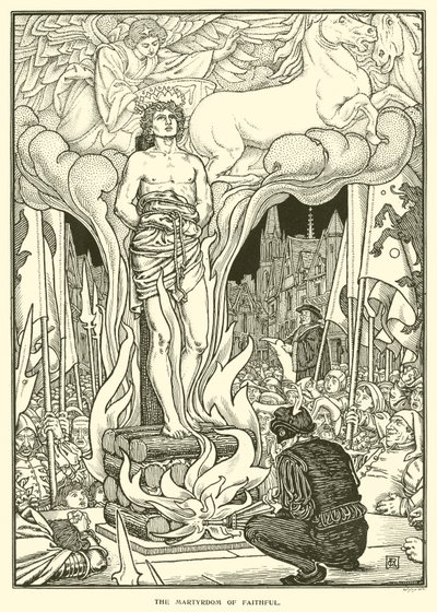 De trofastes martyrium (gravering) af George Woolliscroft Rhead