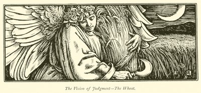 Visionen om dommen, hveden (gravering) af George Woolliscroft Rhead