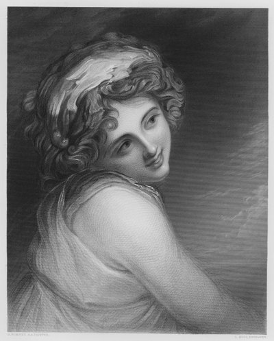 En Bacchante, fra billedet i Vernon Gallery af George after Romney