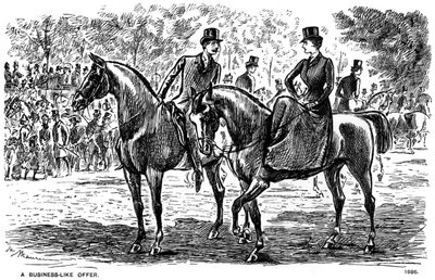 Et forretningslignende tilbud, 1886 1891 af George du Maurier