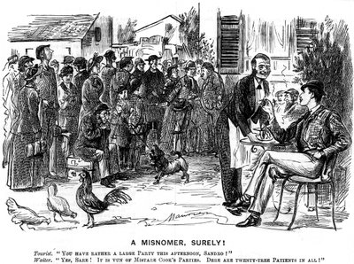 En forkert betegnelse, sikkert!, 1880. af George du Maurier