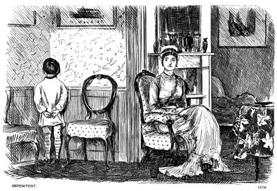 Ubodfærdig, 1878 1891 af George du Maurier