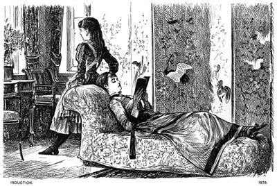 Induktion, 1878 1891. af George du Maurier