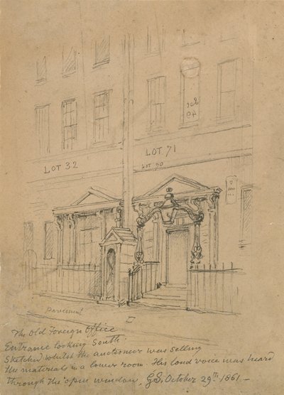Det gamle udenrigsministerium, Downing Street af George the Elder Scharf